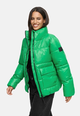 NAVAHOO Winterjas 'Eispracht 14' in Groen