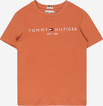 TOMMY HILFIGER T-Shirt in Orange: front