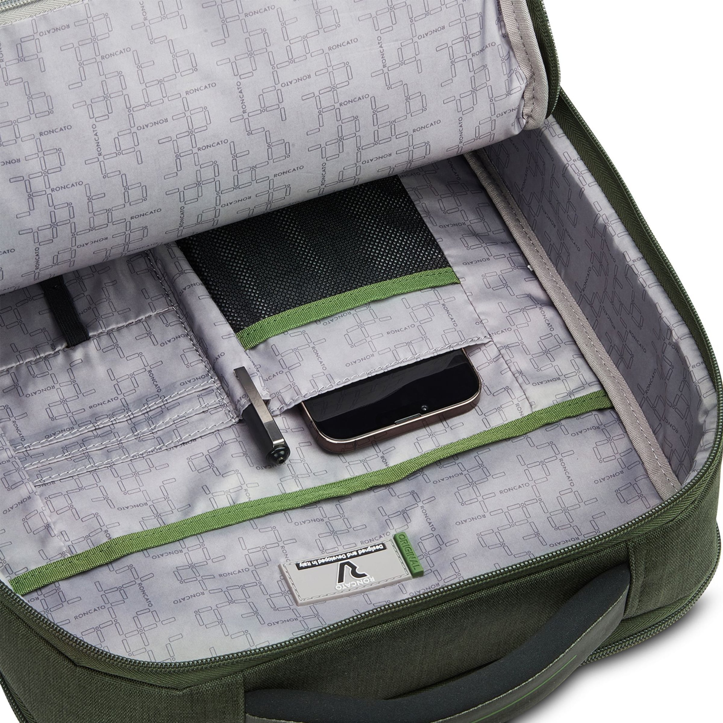 Roncato Backpack 'Trial' in Green