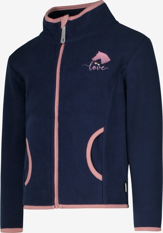 SALT AND PEPPER Fleece Jacket 'Wild Horses' in Blue