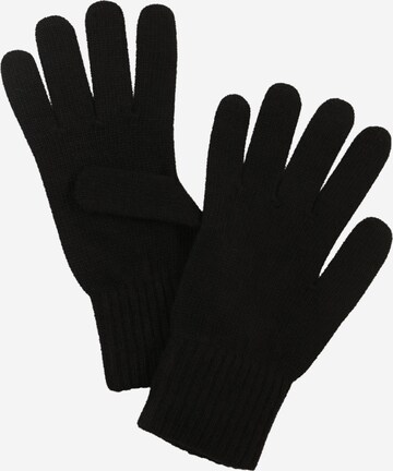 Calvin Klein Γάντια με δάχτυλα σε μαύρο: μπροστά