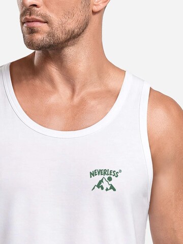 Neverless Shirt 'Offline off the trails' in White