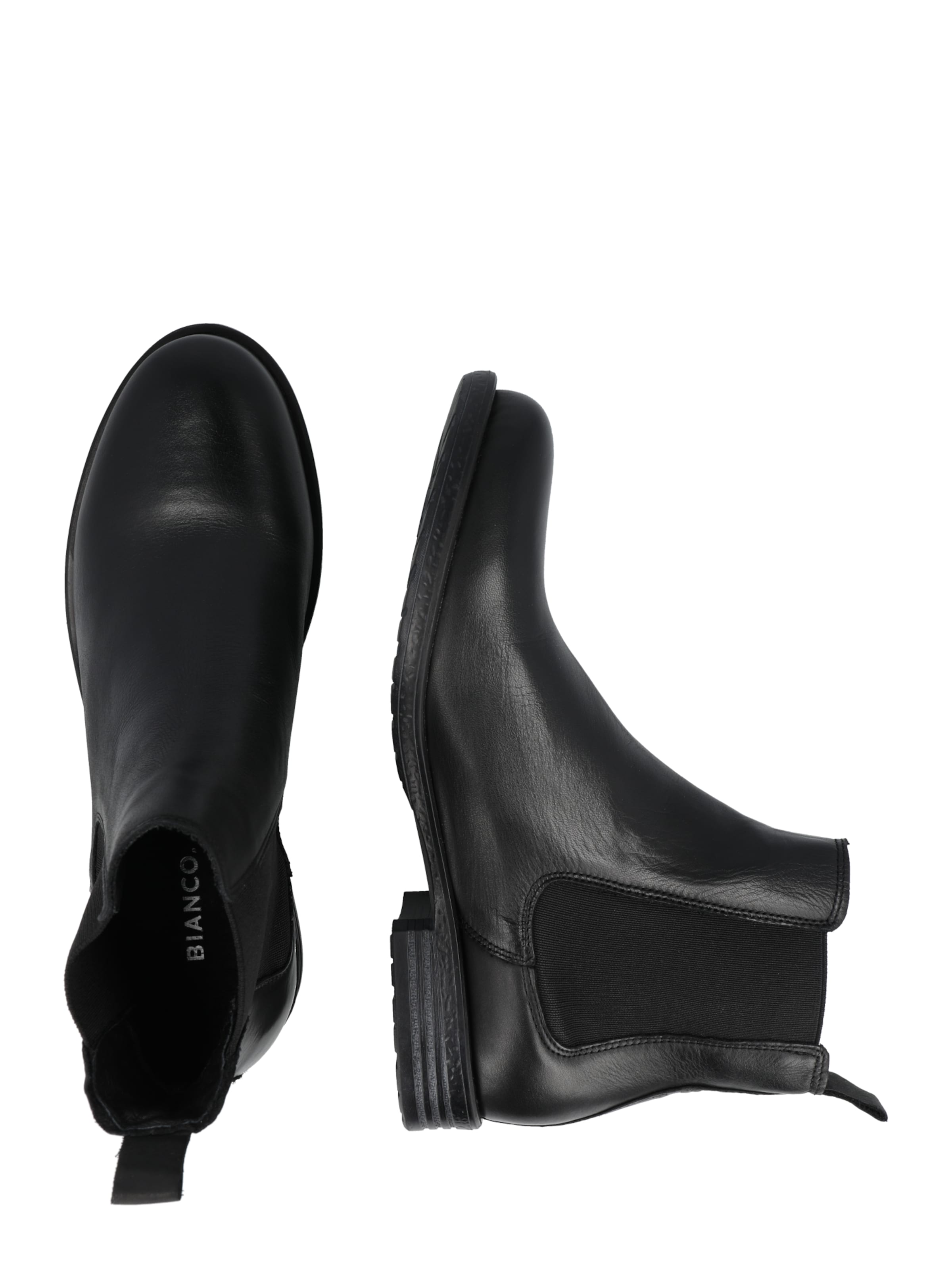 Bianco Chelsea boots in Zwart