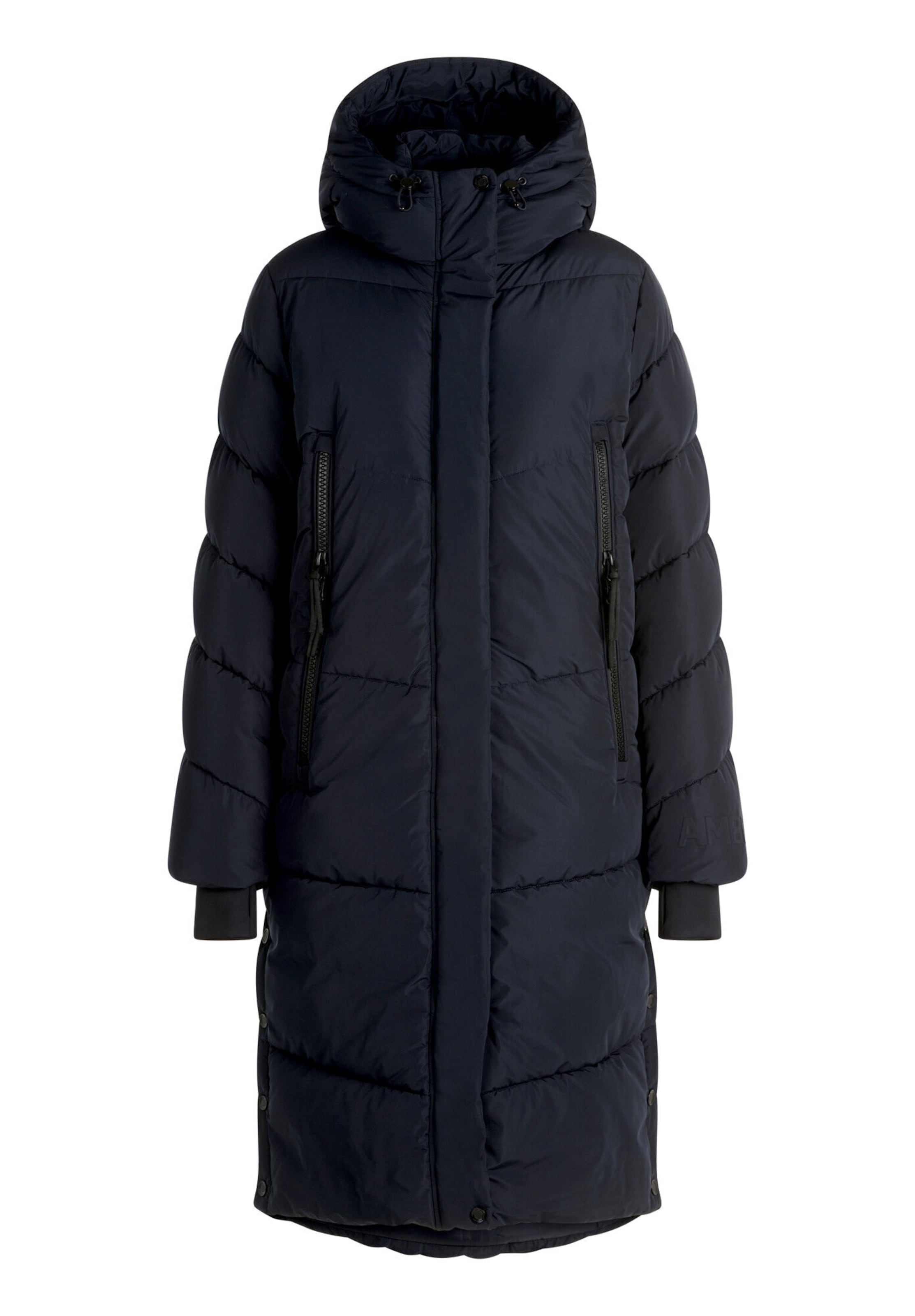 Manteau d’hiver Amber & June en bleu : devant