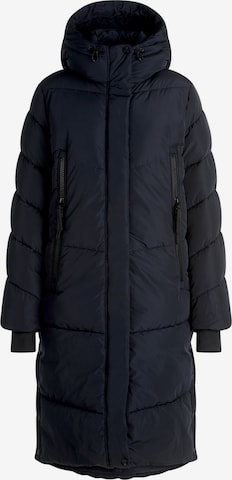 Manteau d’hiver Amber & June en bleu : devant