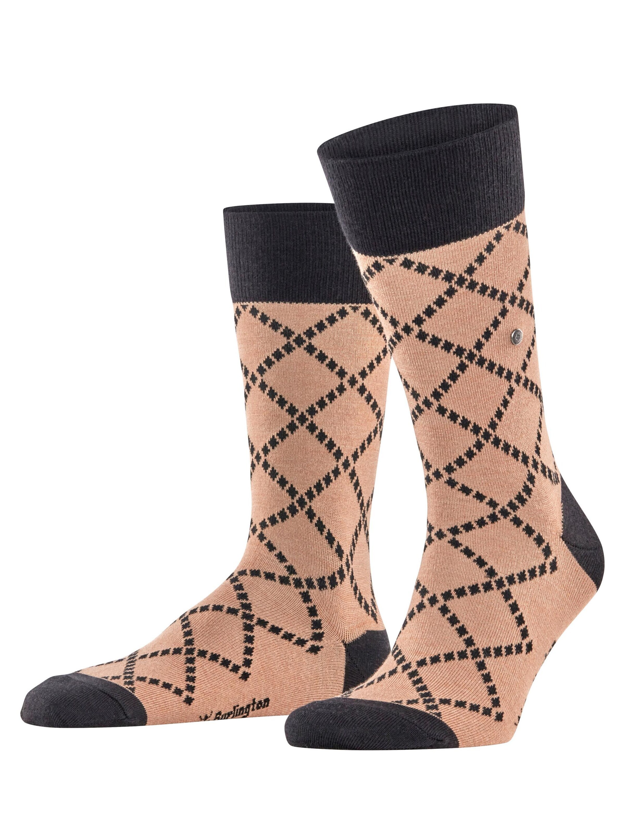 BURLINGTON Socks 'Ferry Road' in Beige: front