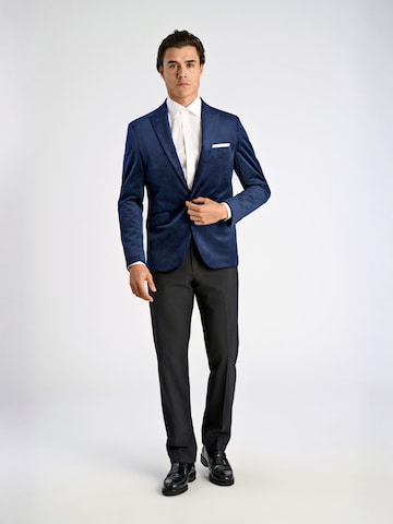 Lindbergh Slim fit Business-colbert in Blauw