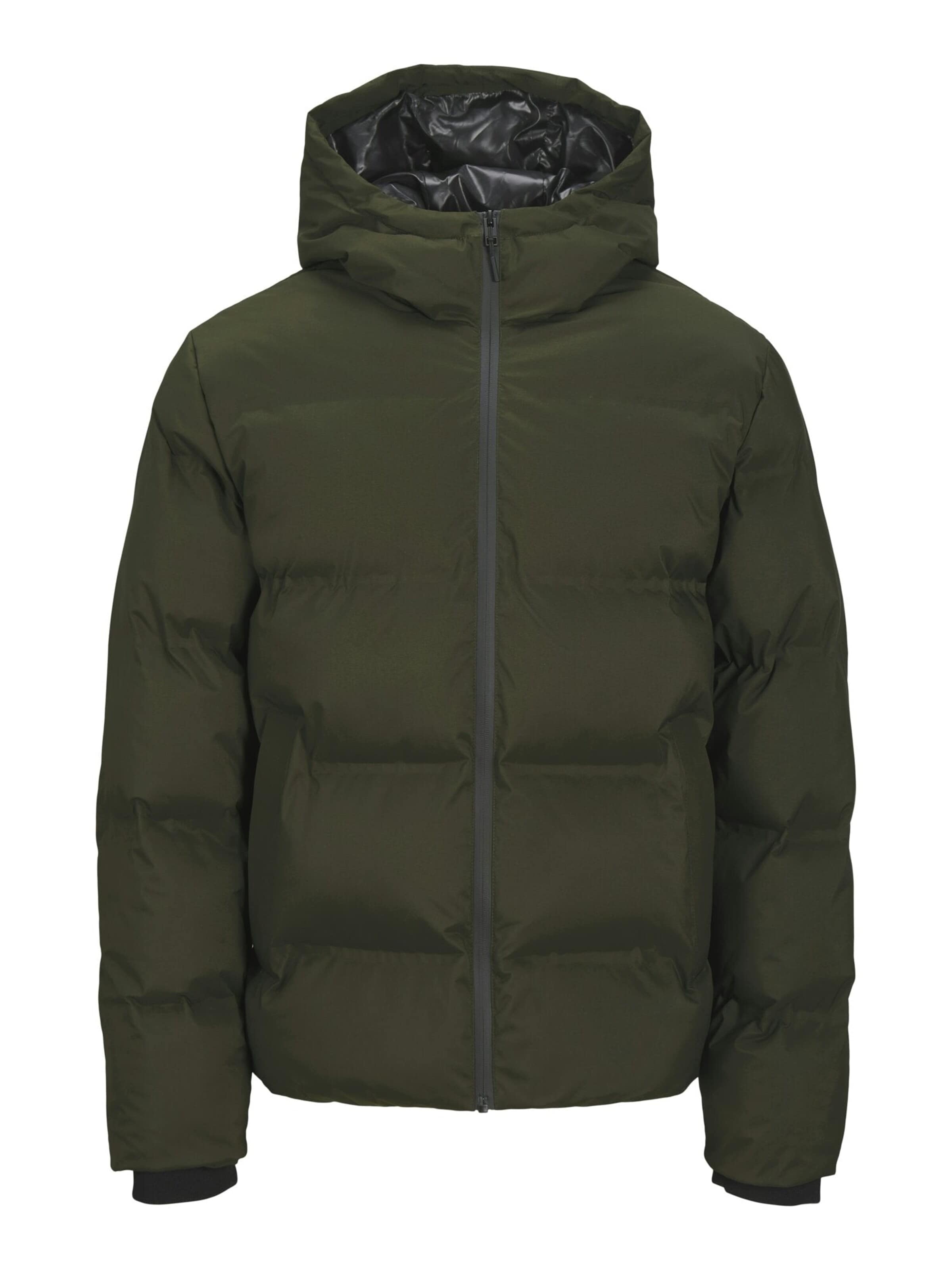 JACK & JONES Winter Jacket 'JJKaito' in Green: front