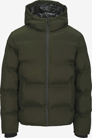 JACK & JONES Winter Jacket 'JJKaito' in Green: front