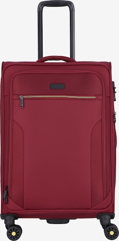 Trolley 'Travel Line 9704' di D&N in rosso: frontale