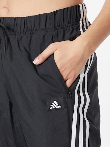 ADIDAS SPORTSWEAR Tapered Workout Pants in Black