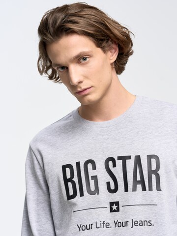 Sweat-shirt ' ECODORT ' BIG STAR en gris