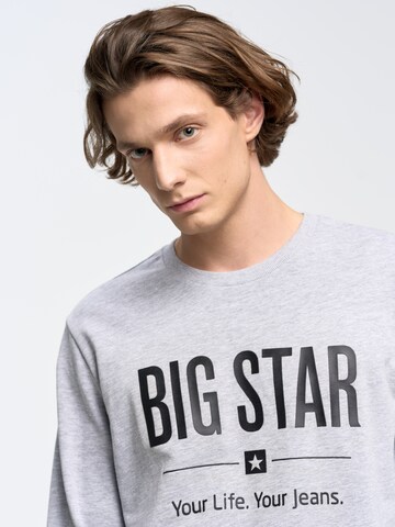 BIG STAR Sweatshirt ' ECODORT ' in Grau