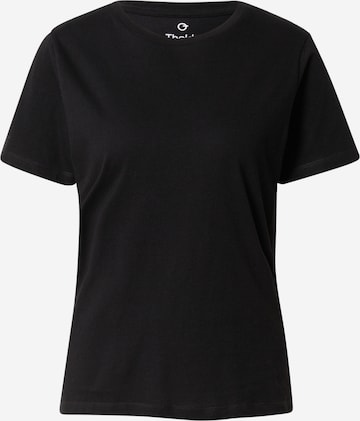 T-shirt ThokkThokk en noir : devant