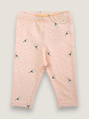 Leggings 'Louie White flowers rose' LouieLouie en rose : devant