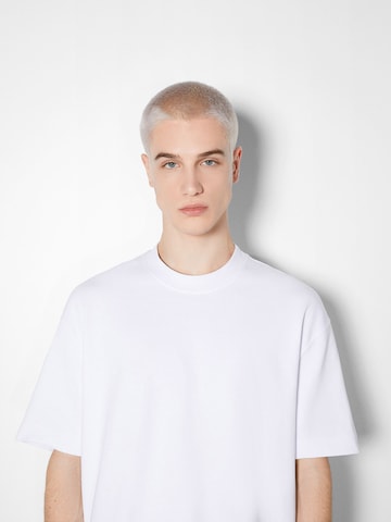 Bershka T-Shirt in Weiß