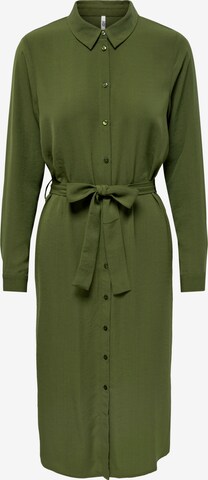 JDY Платье-рубашка 'Rachel' в Зеленый: спереди
