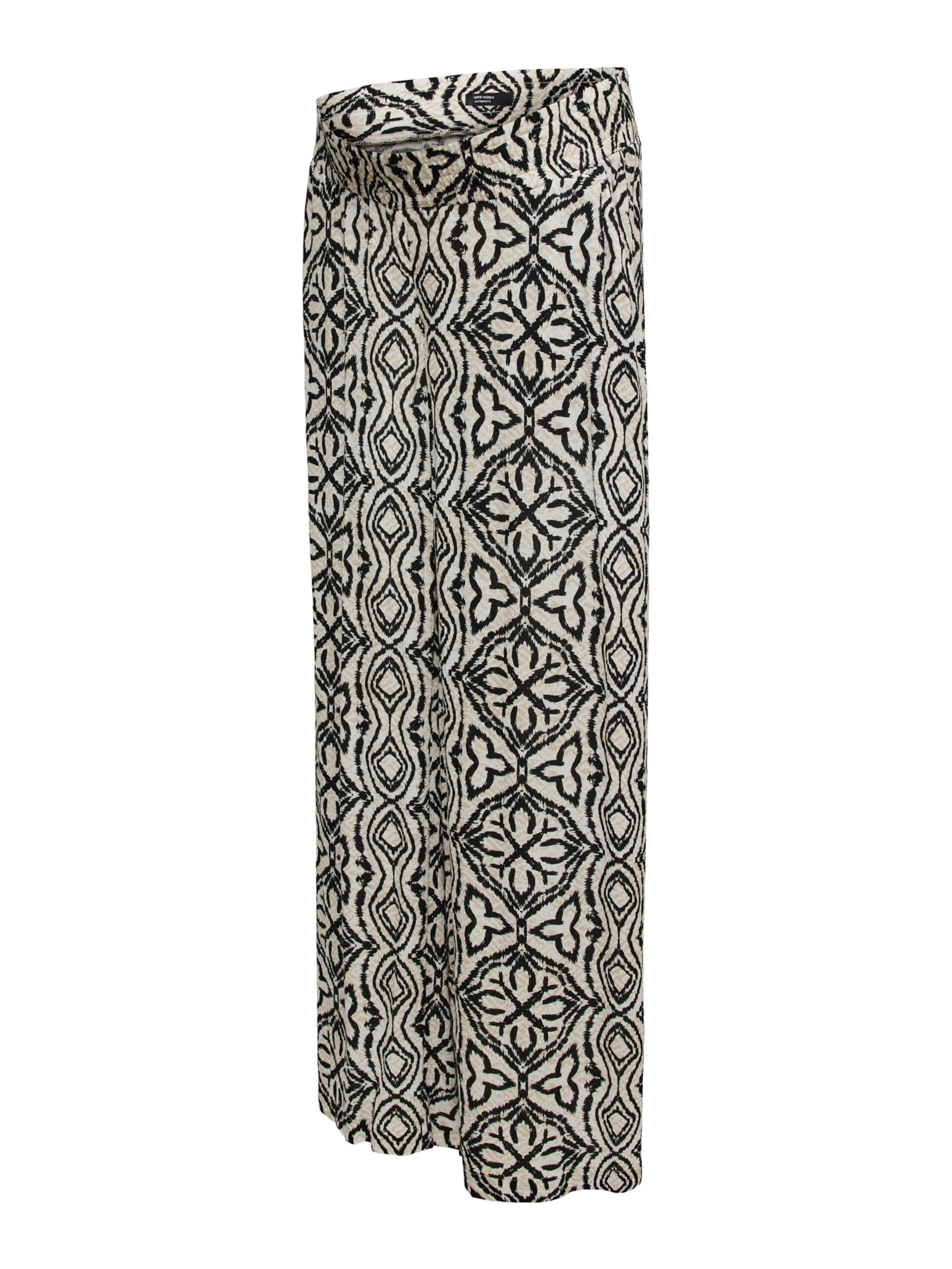 Vero Moda Maternity Broek 'VMMMenny' in de kleur Taupe / Lichtgrijs / Zwart, Productweergave