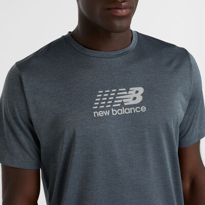 new balance Performance shirt in Basalt grey / Light grey, Item view