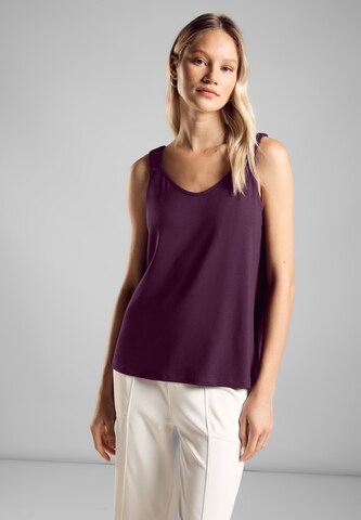 STREET ONE Top in Lila: Vorderseite