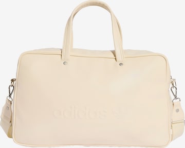 ADIDAS ORIGINALS - Bolsa de fin de semana 'HOLDALL' en blanco: frente