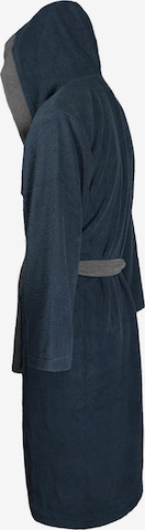 normani Long Bathrobe in Blue