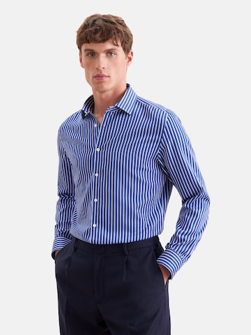 Coupe regular Chemise business SEIDENSTICKER en bleu
