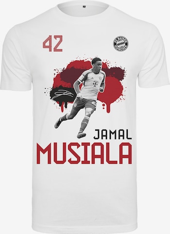 FC BAYERN MÜNCHEN Shirt 'Jamal Musiala' in Weiß: predná strana