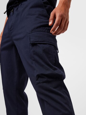 STRELLSON Regular Cargo Pants 'Calm' in Blue