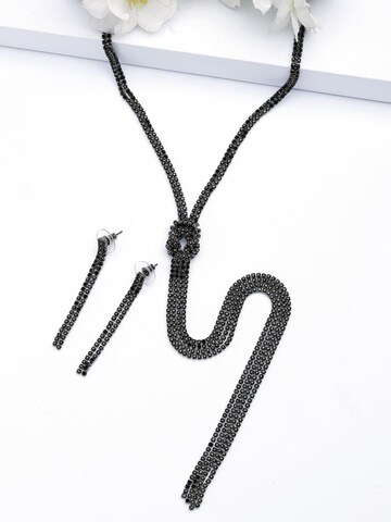 Parure de bijoux 'Oksanala' AVANT-GARDE PARIS en noir
