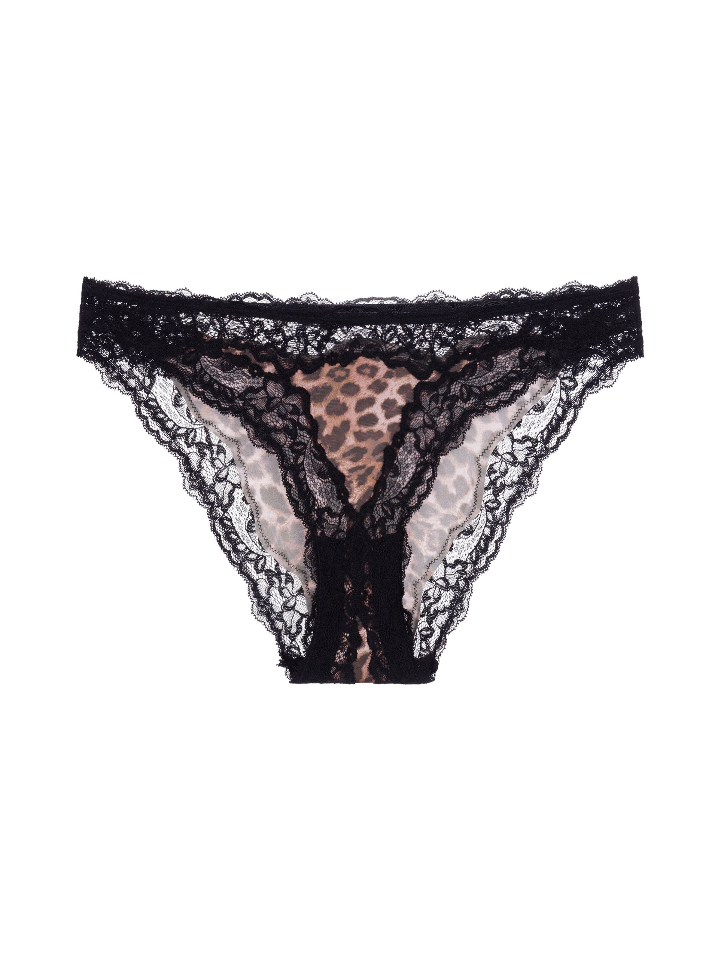 Slip Dorina en noir : devant