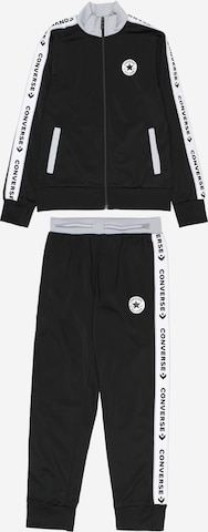 CONVERSE Sweatsuit 'CHUCK' in Black: front