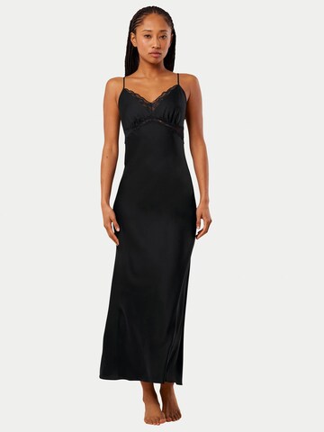 TRIUMPH Nightgown ' Wild Azalea Florale ' in Black: front