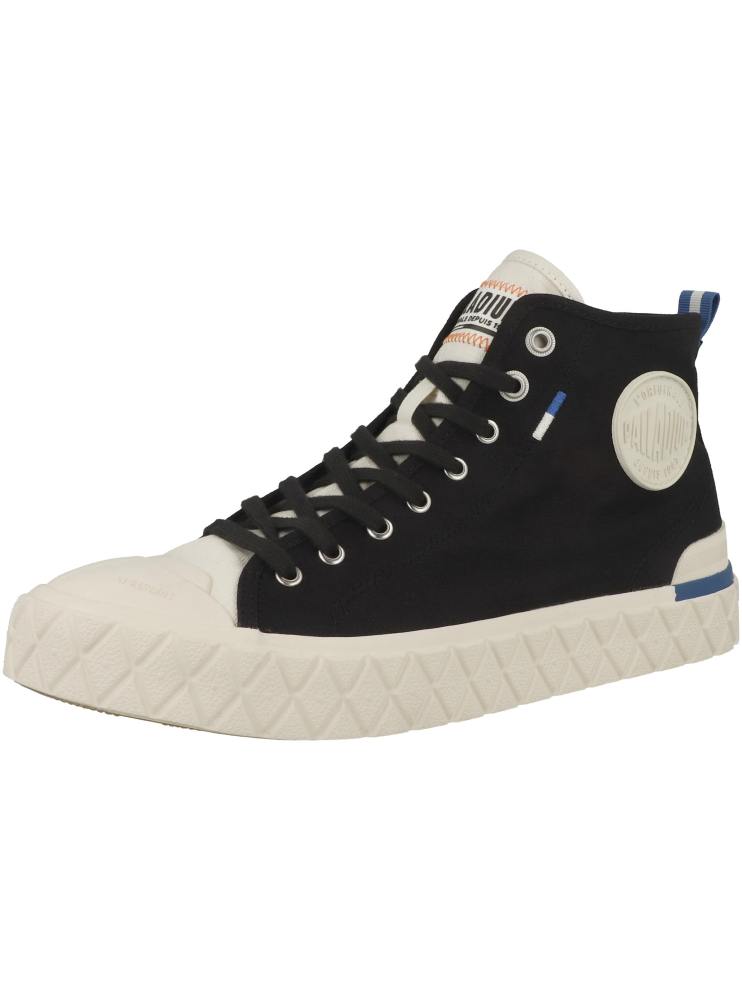 Palladium - Sapatilhas altas 'Palla Ace' em preto: frente