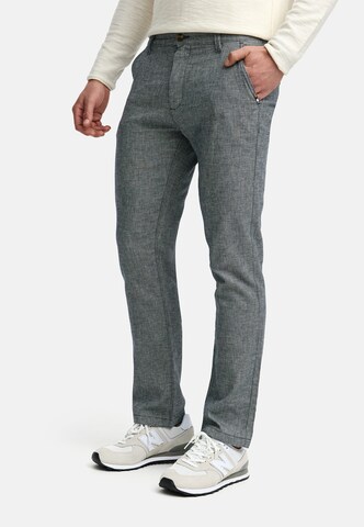 INDICODE JEANS Regular Broek in Grijs: voorkant