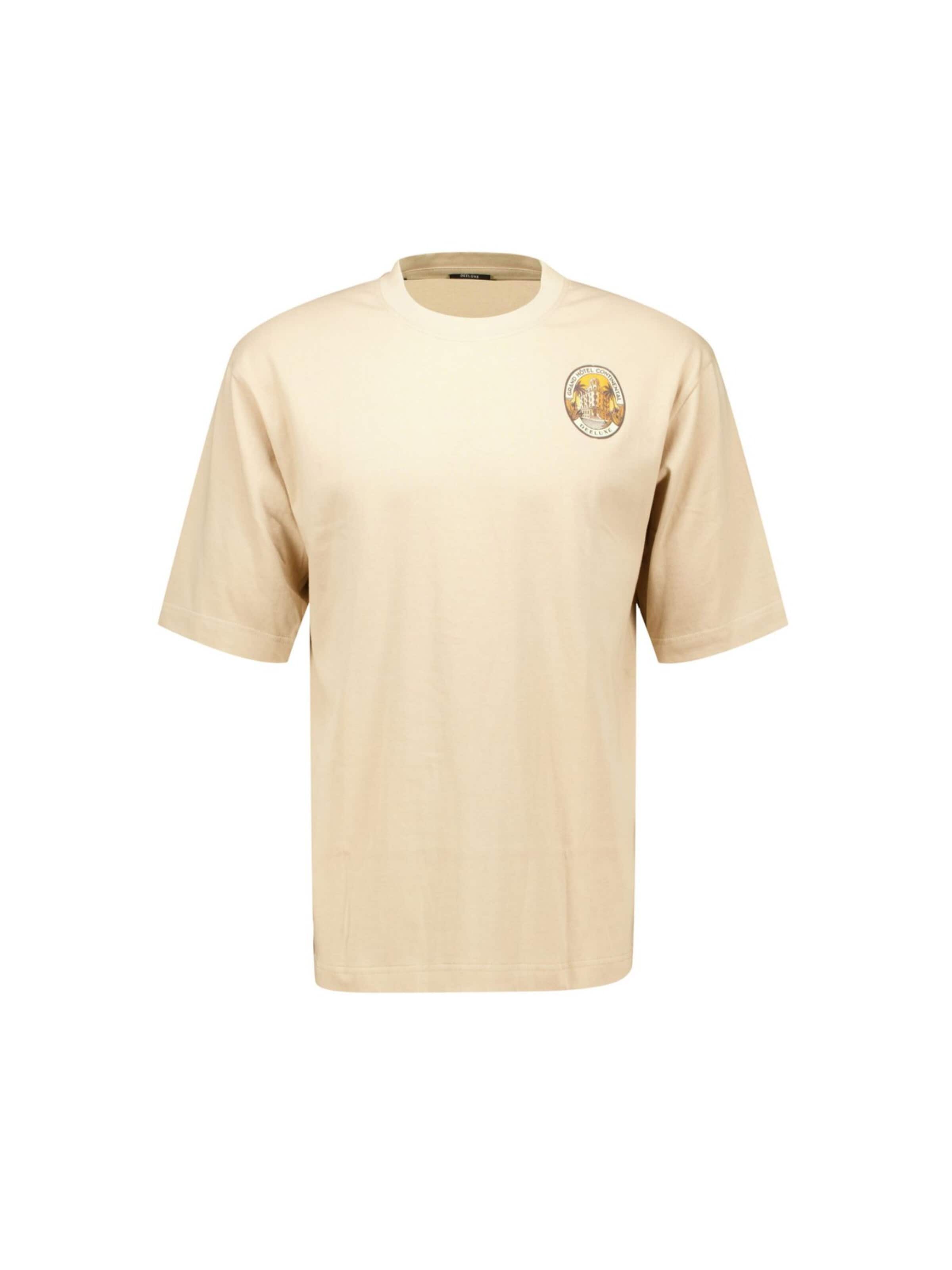 T-Shirt Deeluxe en beige : devant