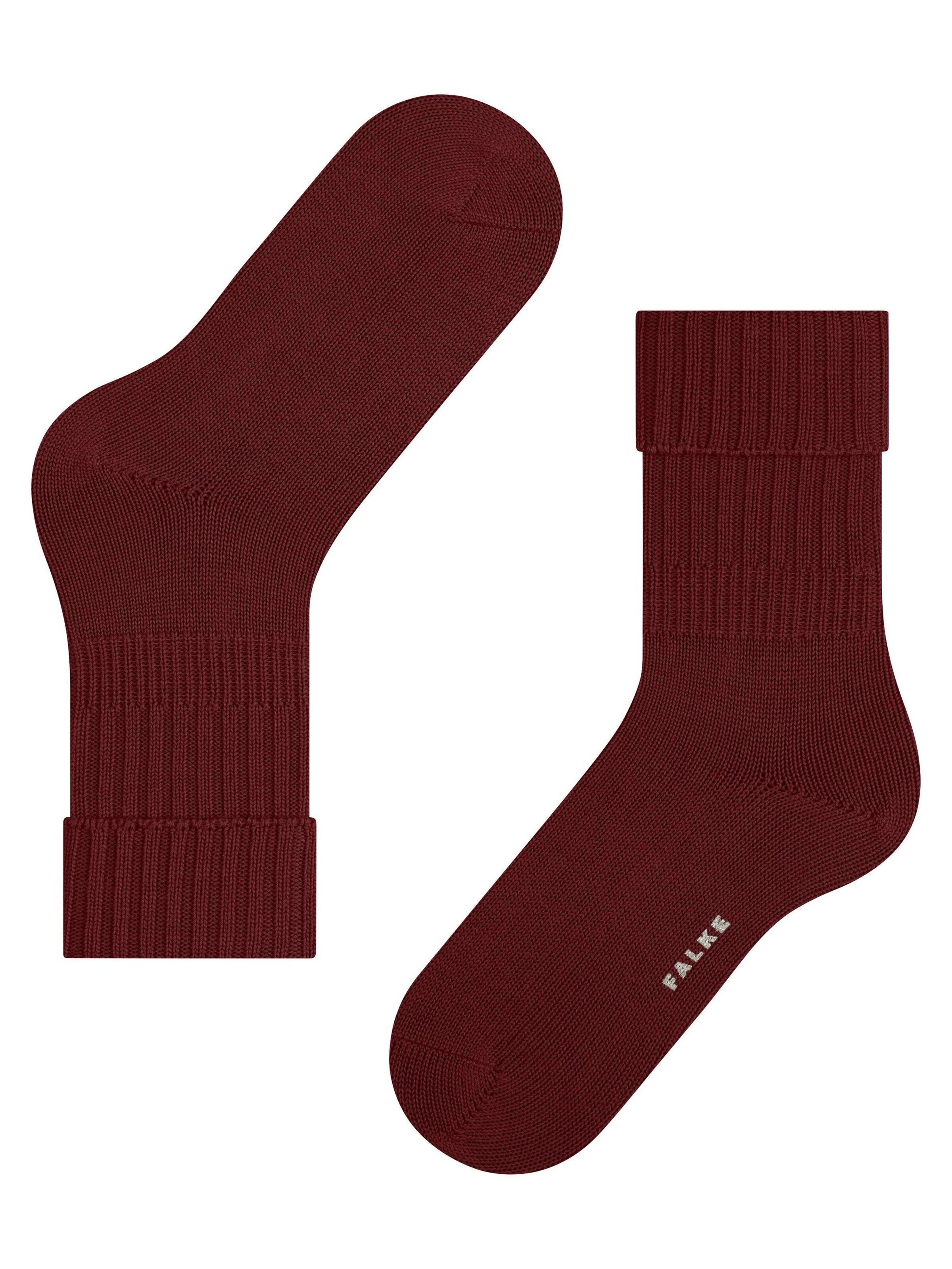 FALKE Socken 'Striggings Rib'‌‌‌ in Rot