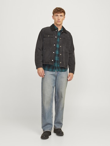 JACK & JONES Slim fit Overhemd 'JJJoshua' in Groen