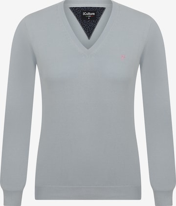 DENIM CULTURE Pullover 'ISABELLA' in Grau: predná strana