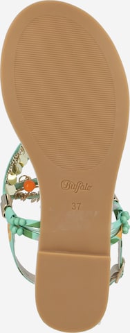 BUFFALO T-bar sandals 'CAPRI VACAY' in Green
