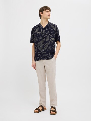 JJ Rebel Regular fit Button Up Shirt 'JREBBERN' in Blue