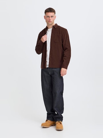 BLEND Regular fit Overhemd ' BHDEMIR ' in Bruin
