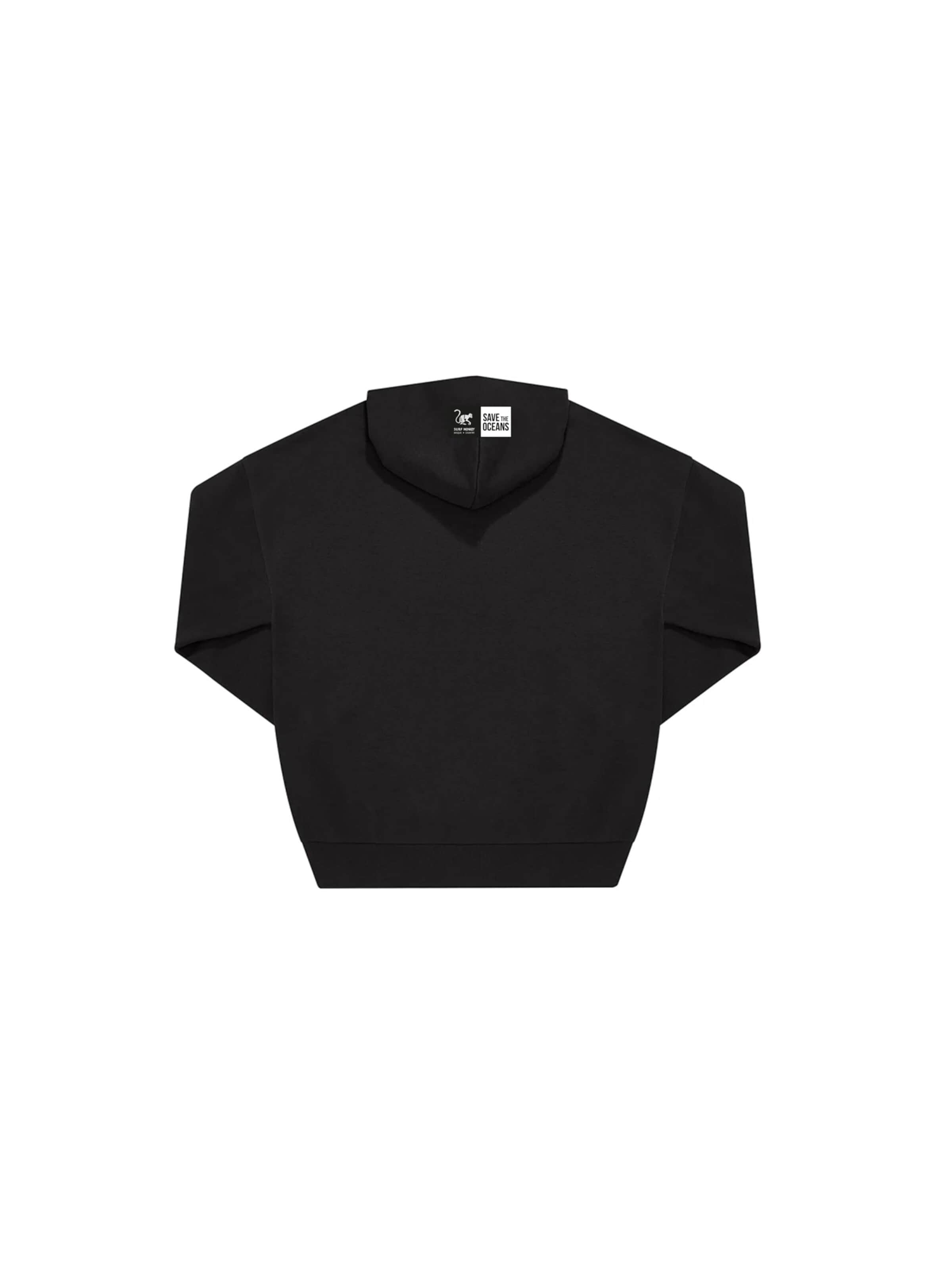 Surf Monkey Sweatshirt in Black