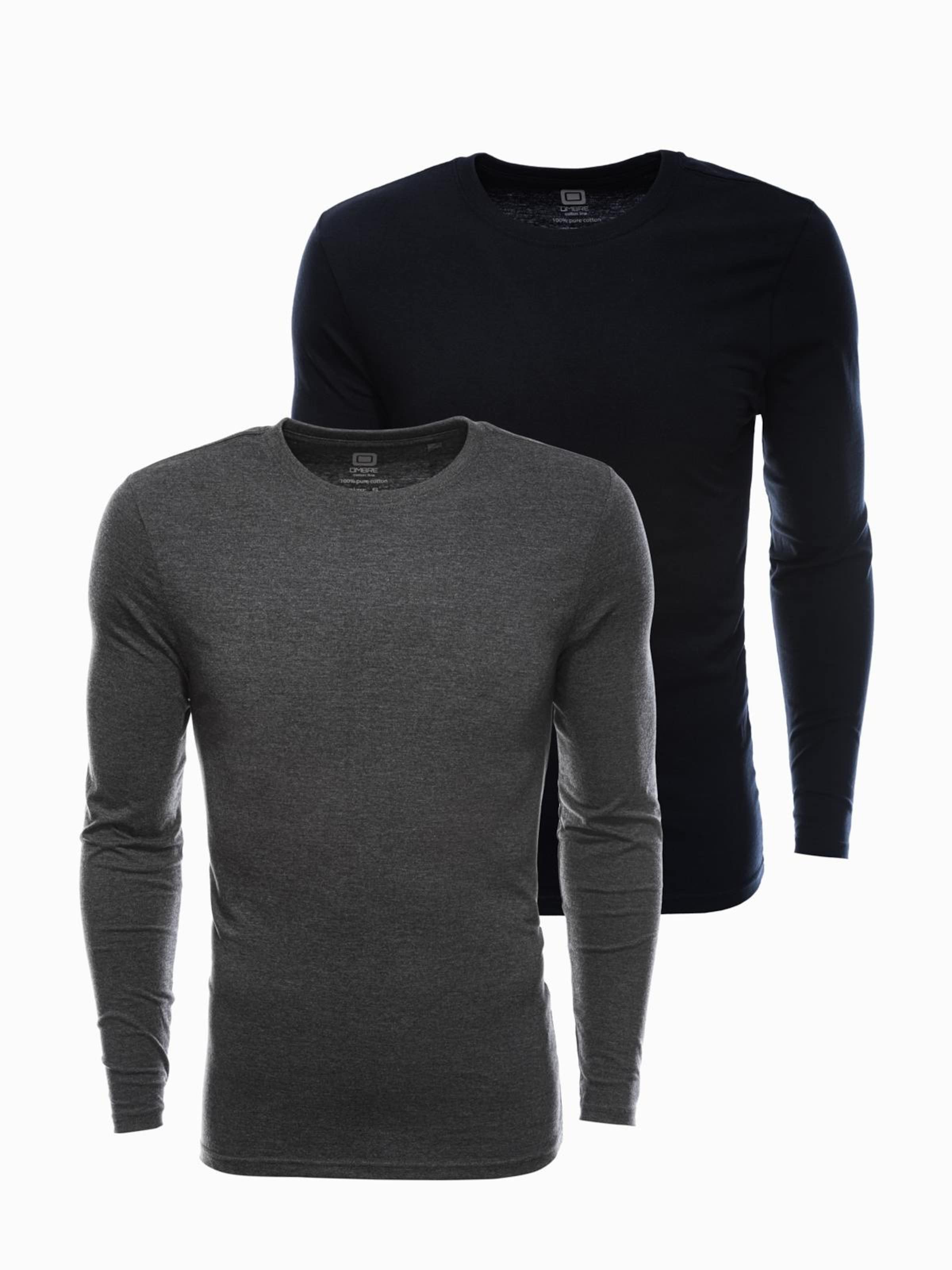 Ombre Shirt in Grey: front