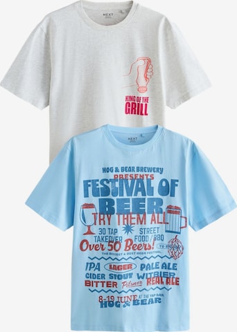 Next Pyjama kurz in Blau: Vorderseite