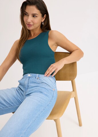bonprix Wide leg Jeans in Blue