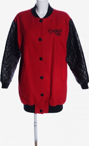 DENNY ROSE Collegejacke in XL in Red: front