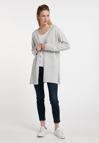 DreiMaster Maritim Strickjacke 'Kilata' in Weiß