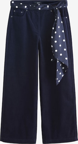 mėlyna Next Plačios klešnės Kelnės: priekis