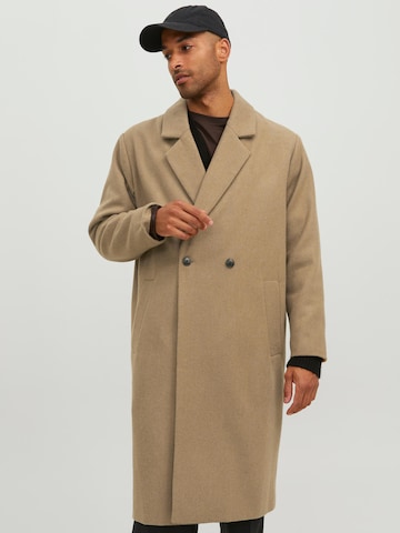 Manteau mi-saison 'HARRY' JACK & JONES en beige : devant